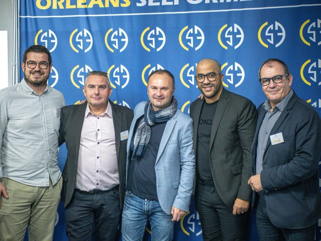 Maxime MATTIONI, Laurent BERNA et Olivier FOUQUET en visite à Touraine Sport Formation